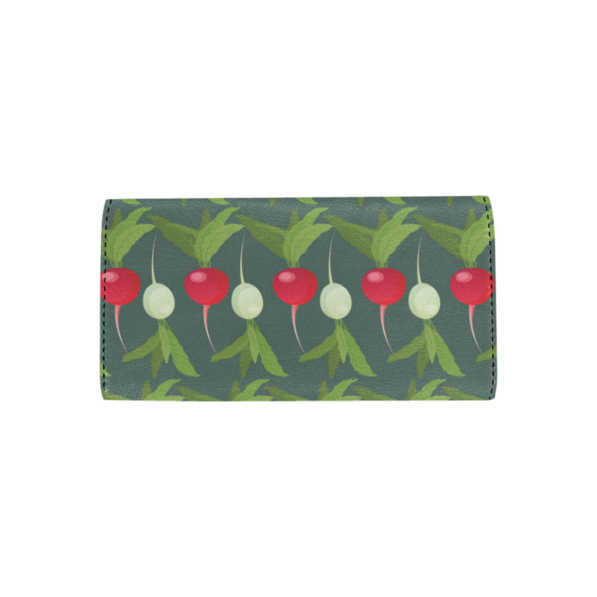 Radish Pattern Print Design A03 Women's Trifold Wallet