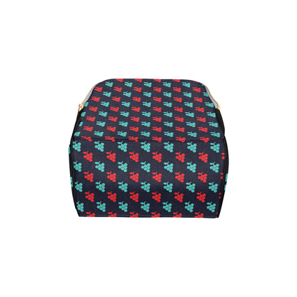 Grape Pattern Print Design GP07 Diaper Bag Backpack