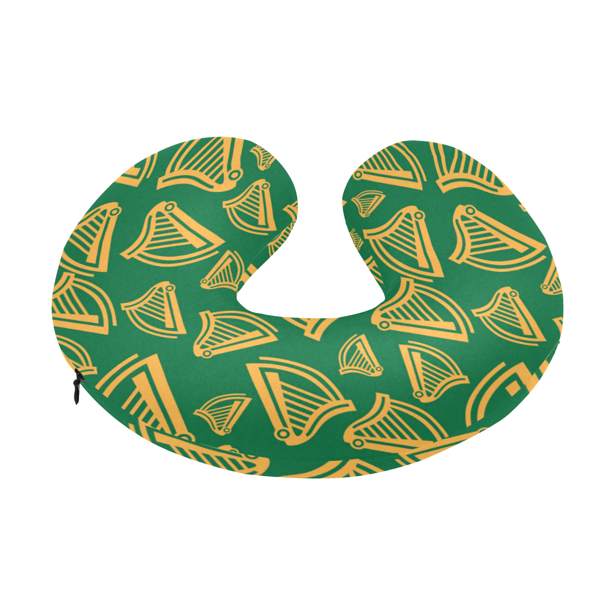 Harp Pattern Print Design 03 U-Shaped Travel Neck Pillow