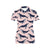 Humpback Whale Pattern Print Design 02 Women's Polo Shirt