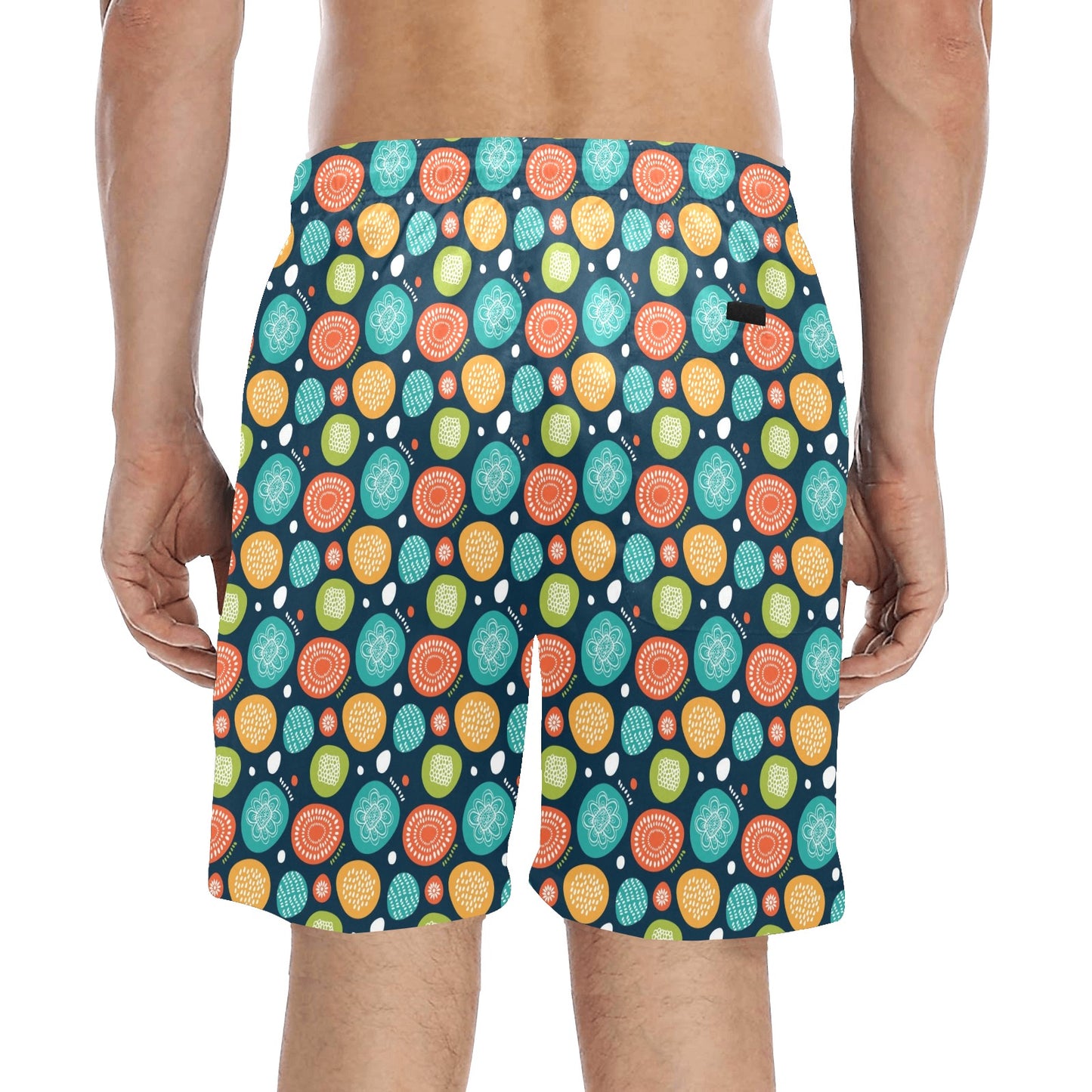 Swedish Themed Design Men's Swim Trunks Beach Shorts