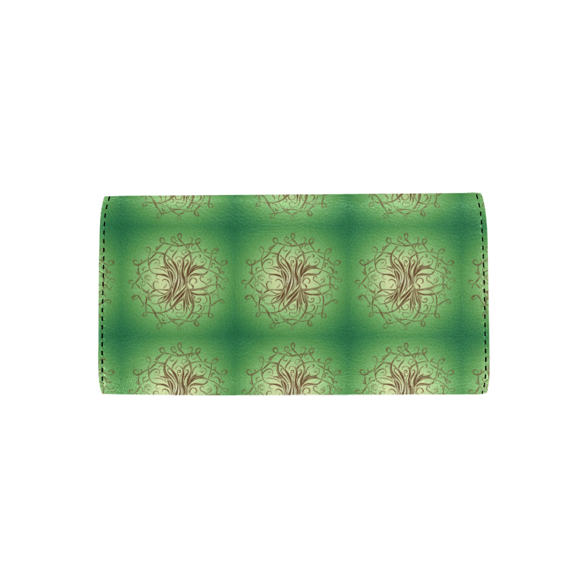 Celtic Pattern Print Design 05 Women's Trifold Wallet