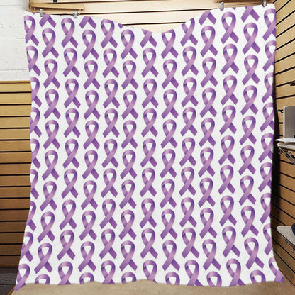 Pancreatic cancer Pattern Print Design A01 Premium Quilt