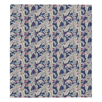 Bird Of Paradise Pattern Print Design 03 Premium Quilt