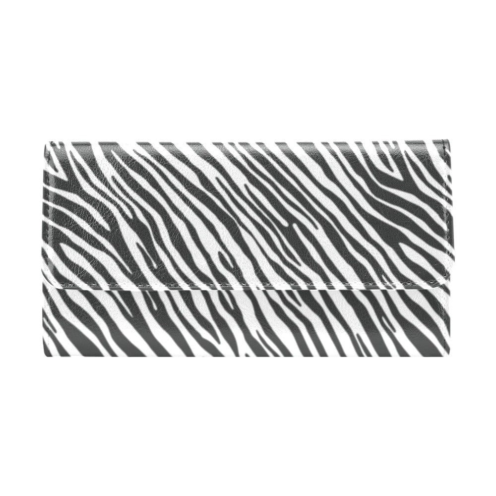 Zebra Classic Print Design LKS302 Women's Trifold Wallet