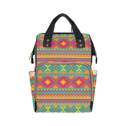 Mexican Pattern Print Design 04 Diaper Bag Backpack