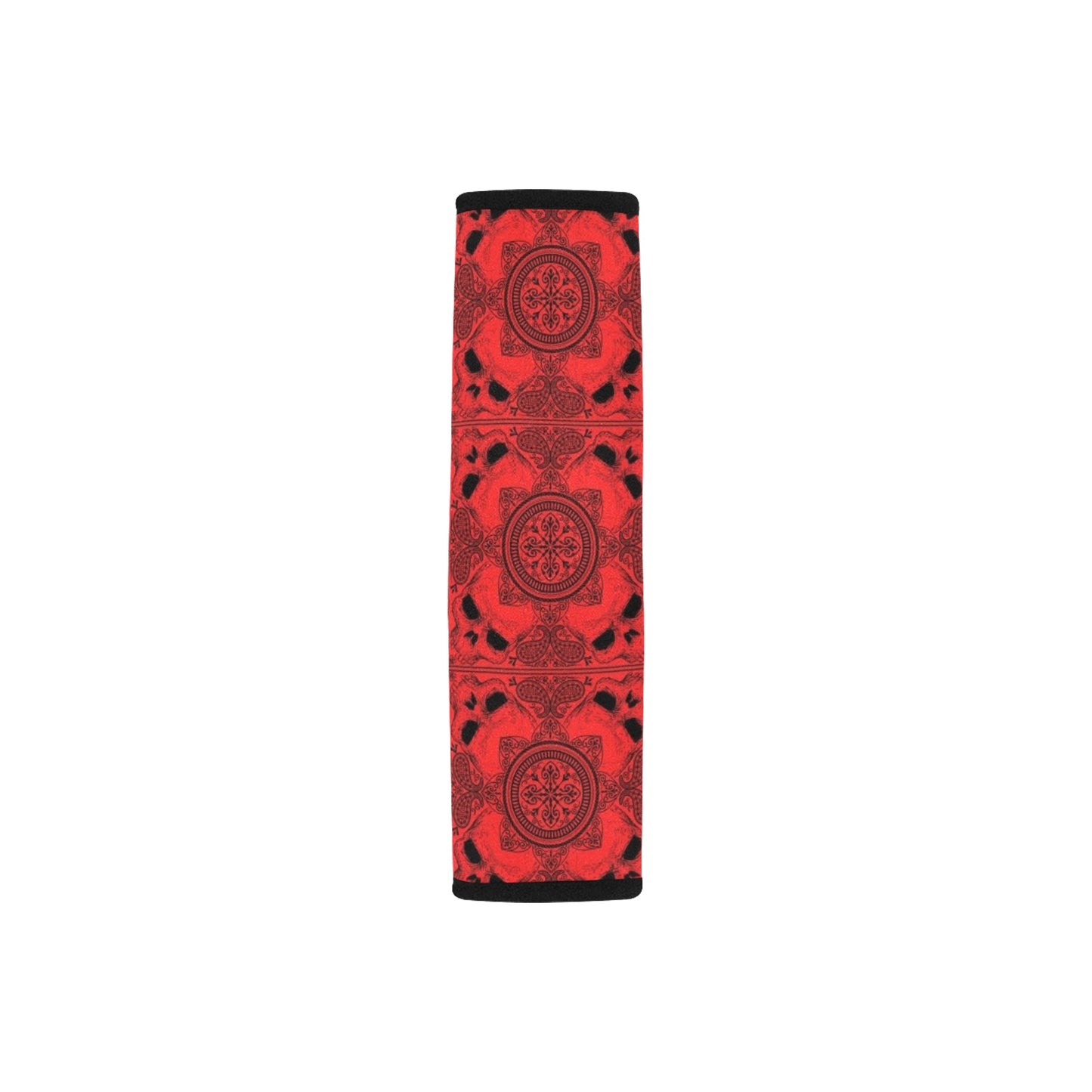 Bandana Red Print Design LKS304 Car Seat Belt Cover