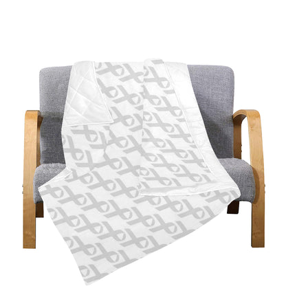 Brain cancer Pattern Print Design 02 Premium Quilt