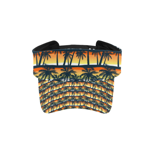 Palm Tree Sunset Design Print Unisex Sun Visor