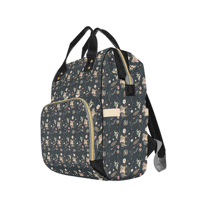 Bohemian Pattern Print Design 09 Diaper Bag Backpack