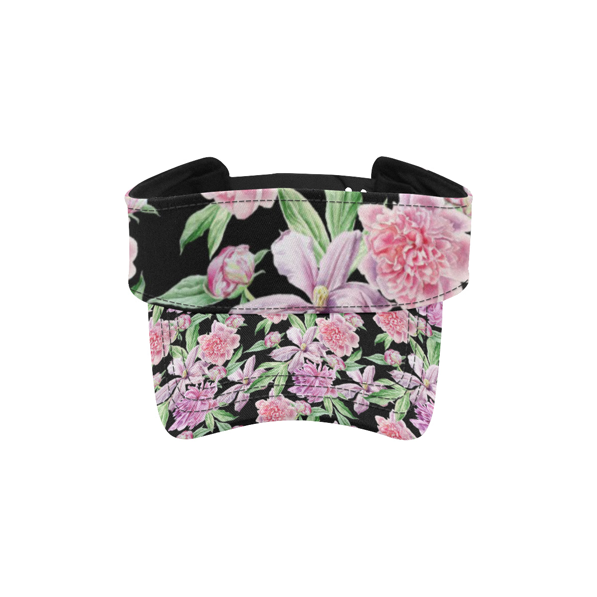 Peony Pattern Print Design PE08 Unisex Sun Visor