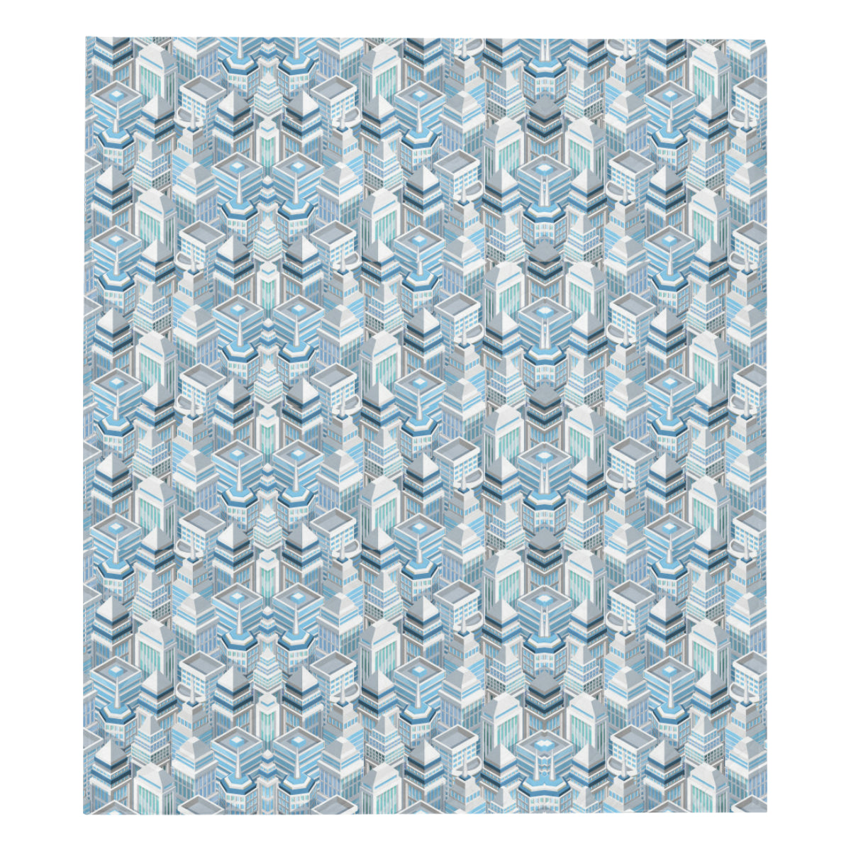 City  Pattern Print Design 03 Premium Quilt