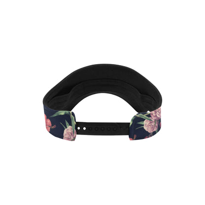 Tropical Flower Pattern Unisex Sun Visor