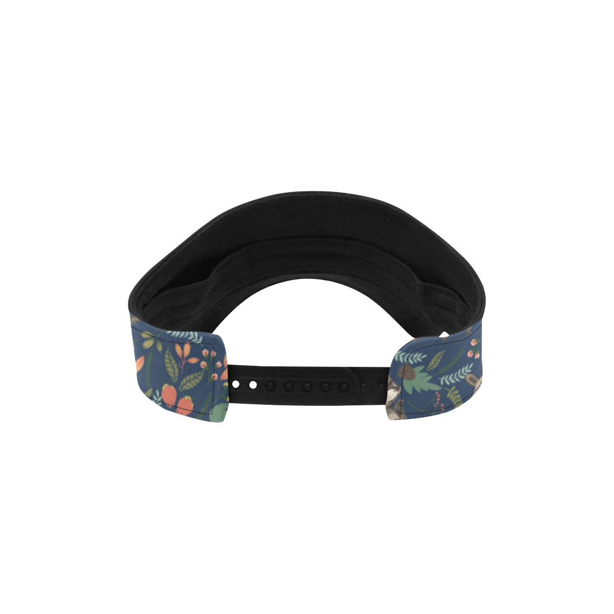 Raccoon Pattern Print Design A02 Unisex Sun Visor