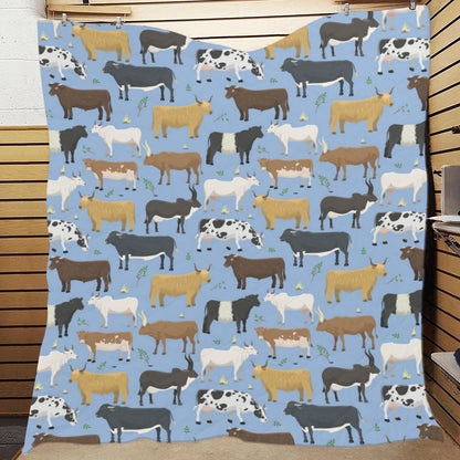 Cattle Pattern Print Design 02 Premium Quilt