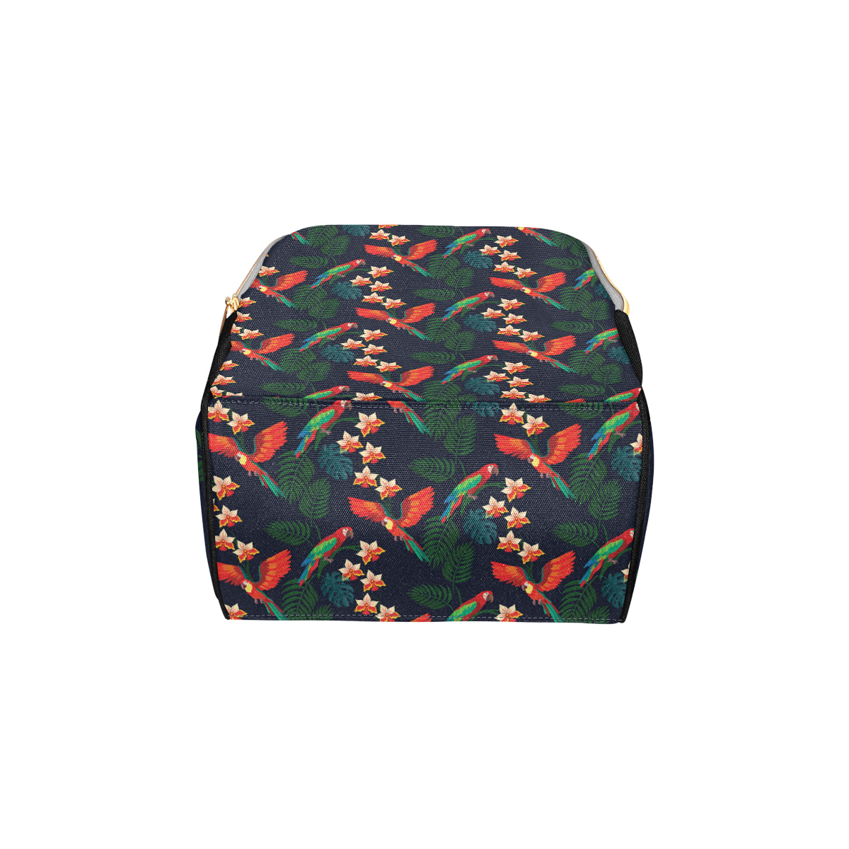 Macaw Pattern Print Design 02 Diaper Bag Backpack