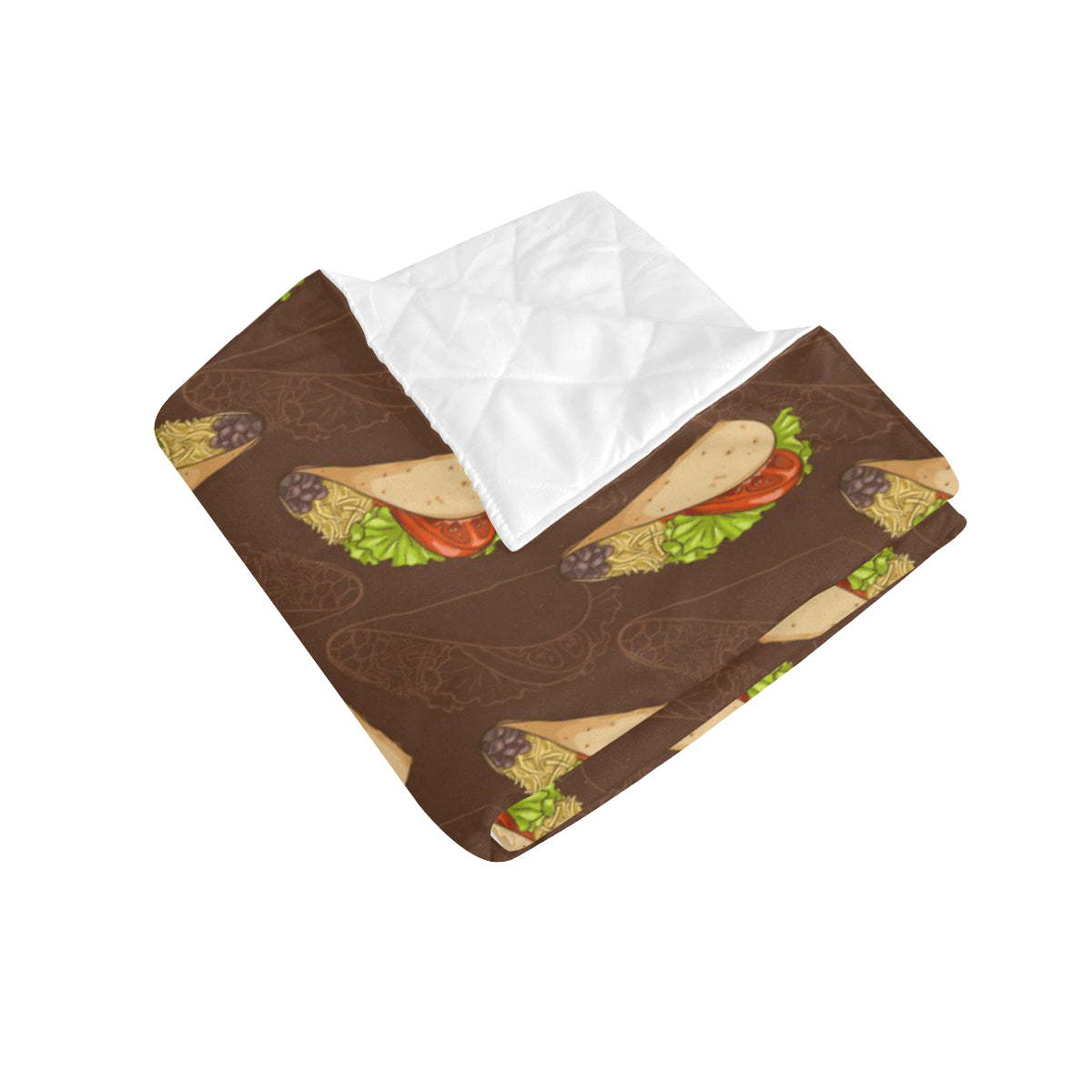 Taco Pattern Print Design TC08 Premium Quilt