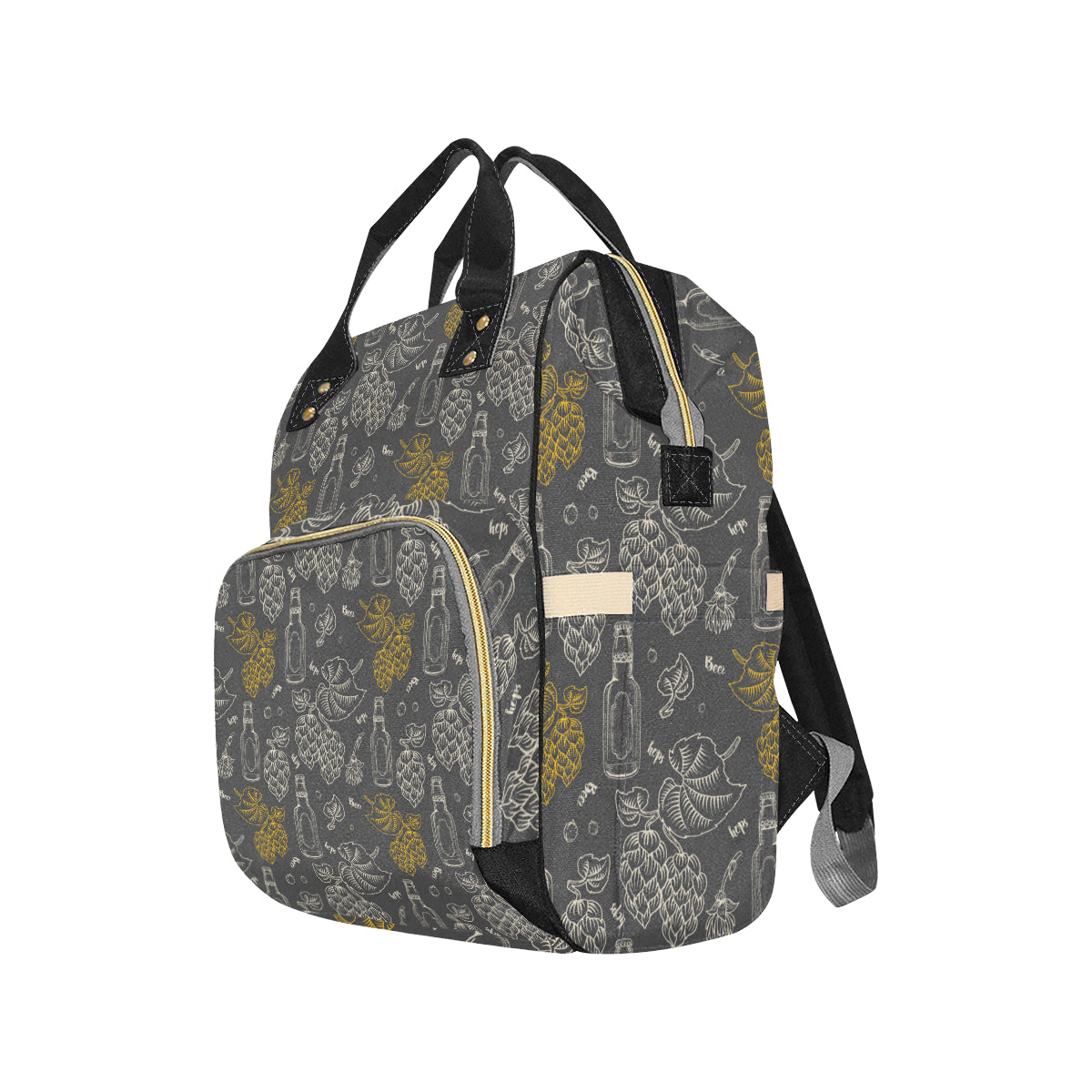 Hope Pattern Print Design 01 Diaper Bag Backpack