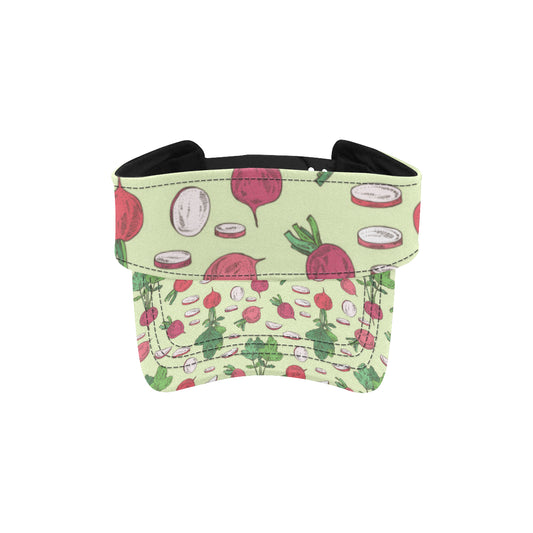 Radish Pattern Print Design A04 Unisex Sun Visor