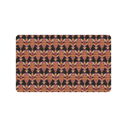 Totem Pole Print Rubber Doormat
