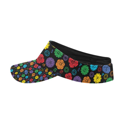 Chakra Pattern Print Design 01 Unisex Sun Visor
