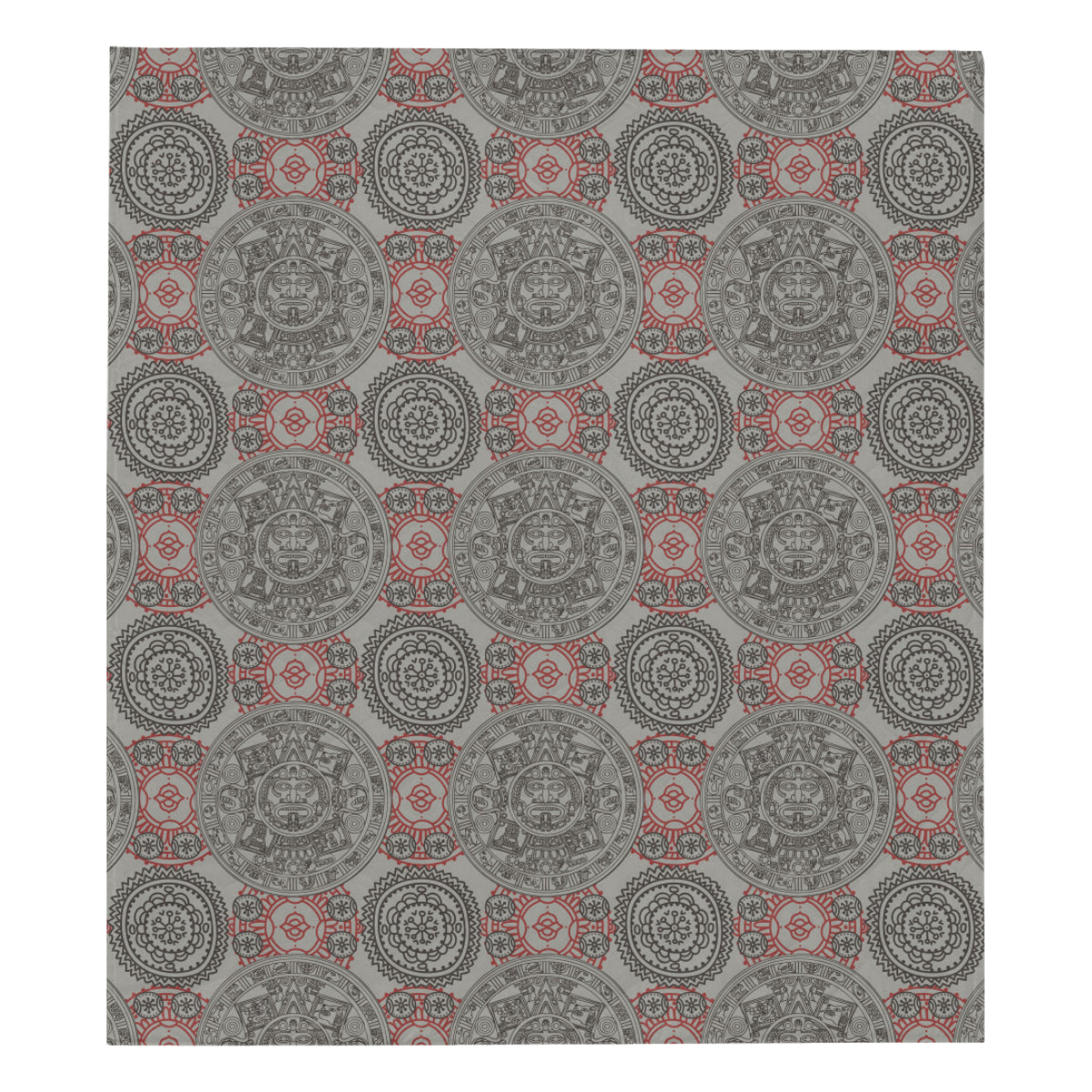 Calendar Aztec Pattern Print Design 04 Premium Quilt