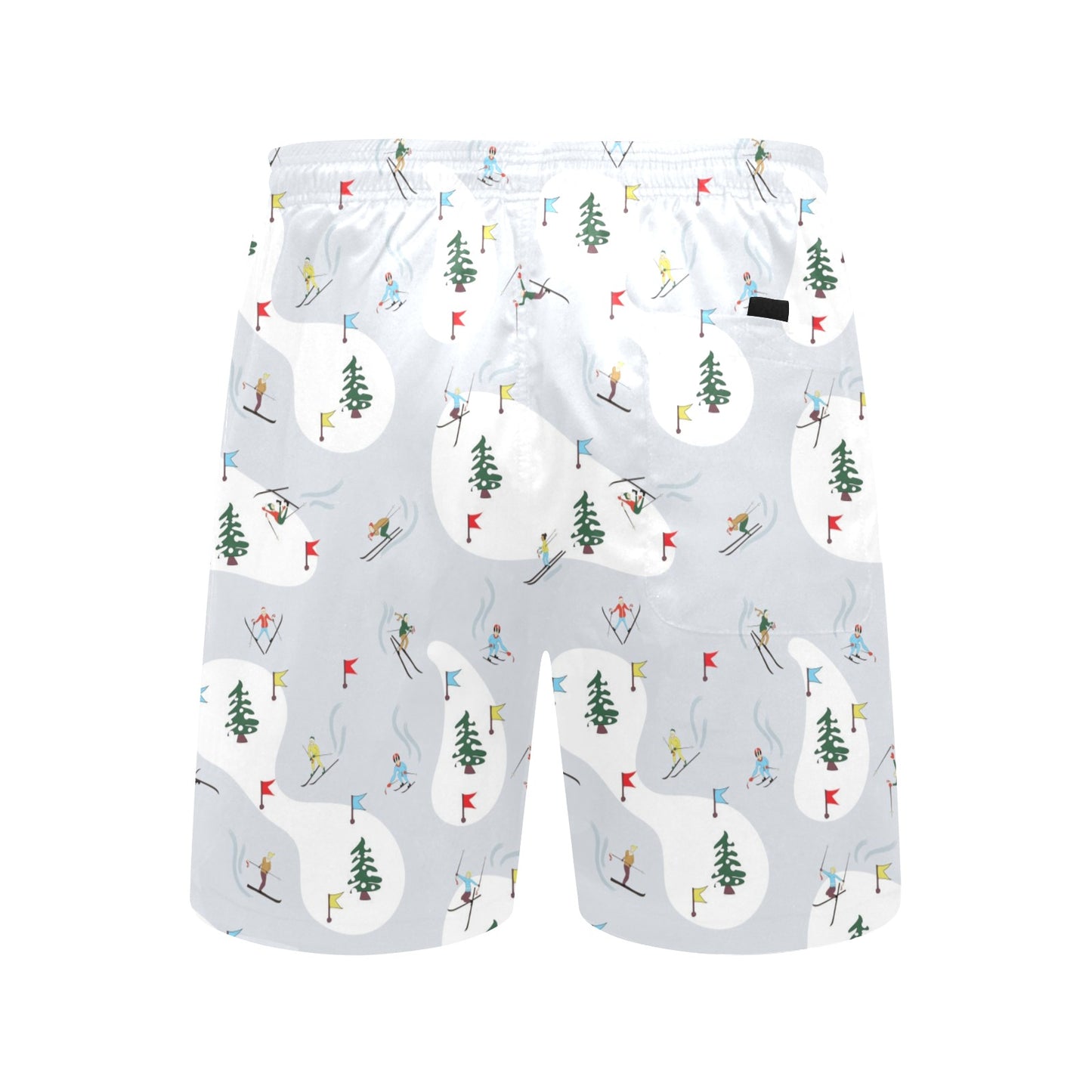 Ski Print Design LKS305 Men's Swim Trunks Beach Shorts