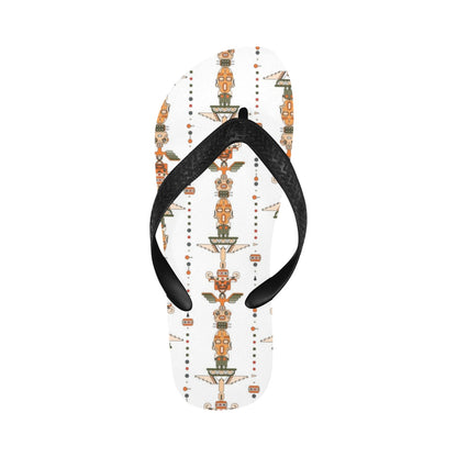 Totem Print Design LKS302 Flip Flops