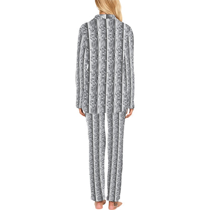 Celtic Pattern Print Design 03 Women's Long Pajama Set