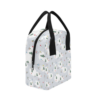 Ski Print Design LKS305 Insulated Lunch Bag