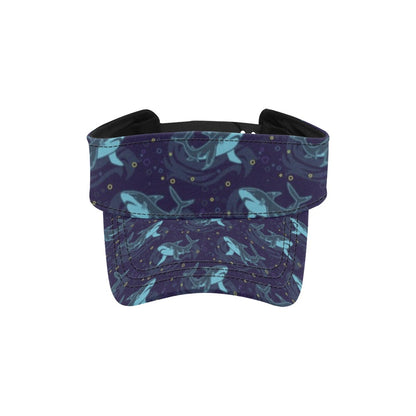 Shark Print Design LKS306 Unisex Sun Visor