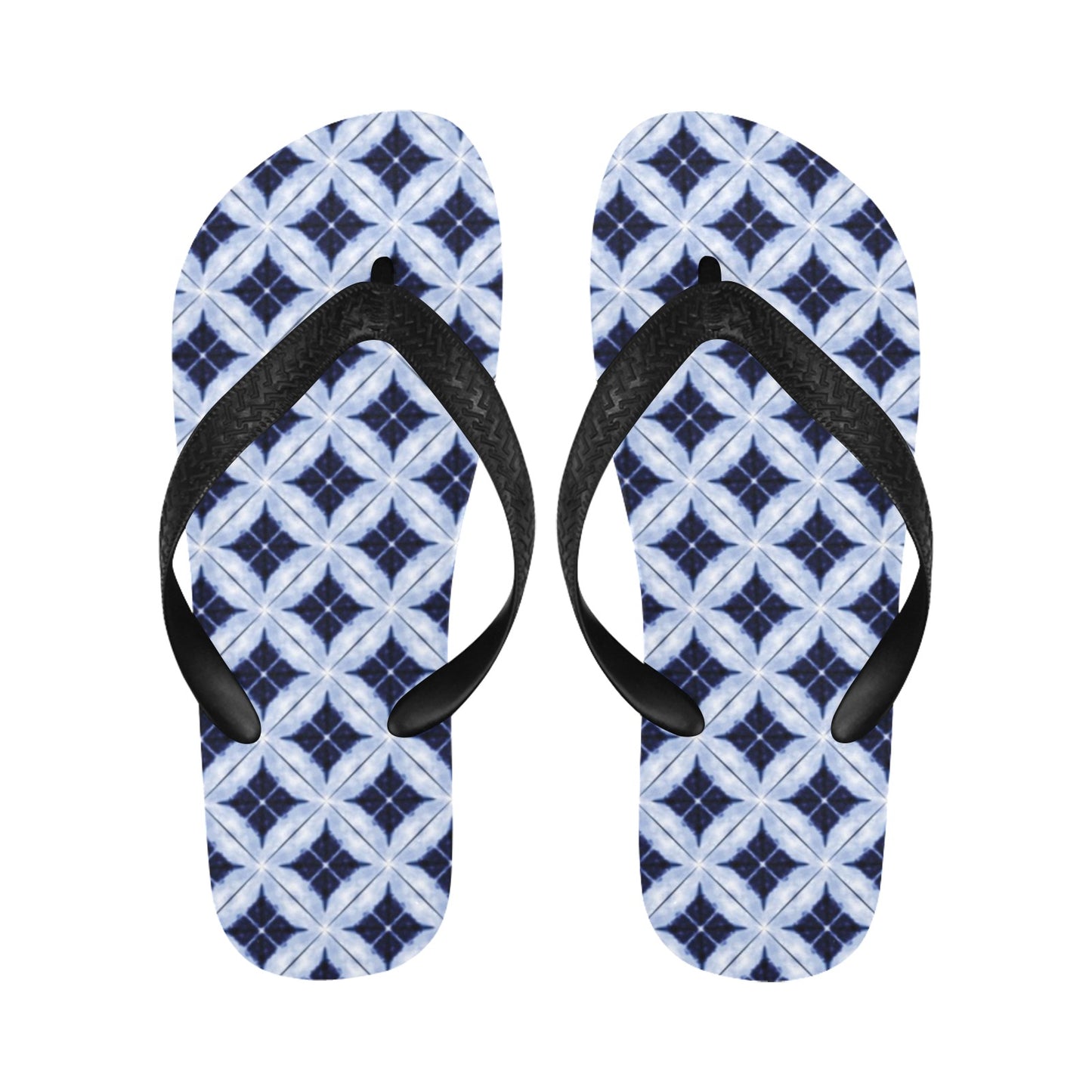 Tie Dye Print Design LKS308 Flip Flops