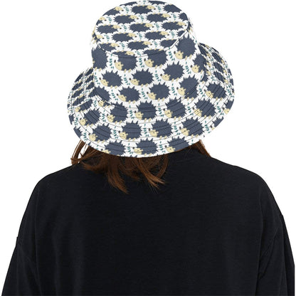 Hedgehog Print Design LKS401 Unisex Bucket Hat