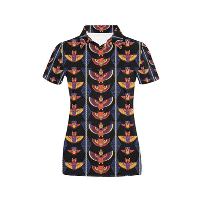Totem Print Design LKS301 Women's Polo Shirt