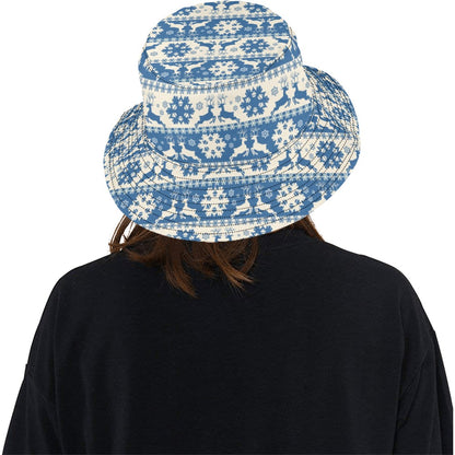 Reindeer Print Design LKS401 Unisex Bucket Hat