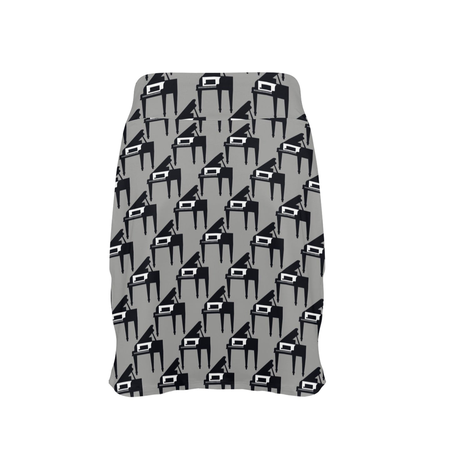 Piano Print Design LKS404 17" Golf & Pickleball Skort with Pockets