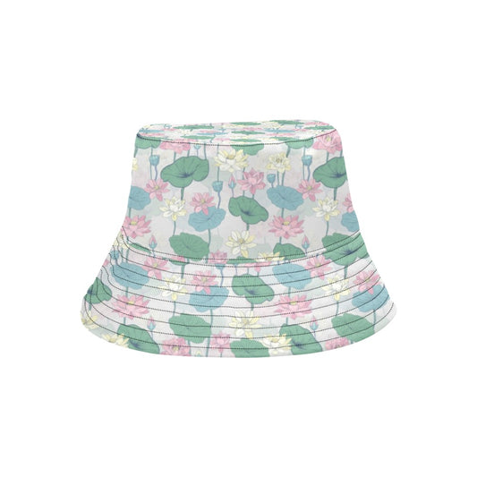 Water Lily Print Design LKS305 Unisex Bucket Hat