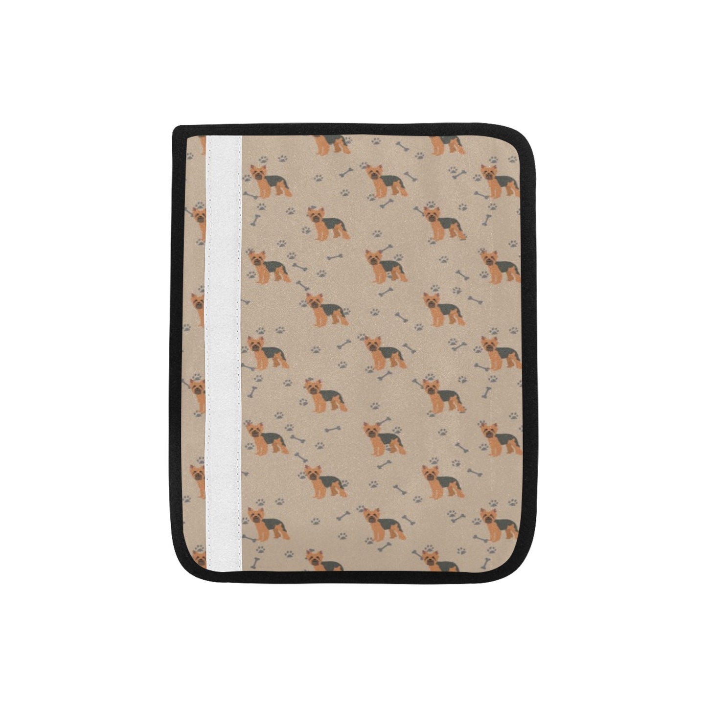 Yorkshire Terriers Print Design LKS305 Car Seat Belt Cover