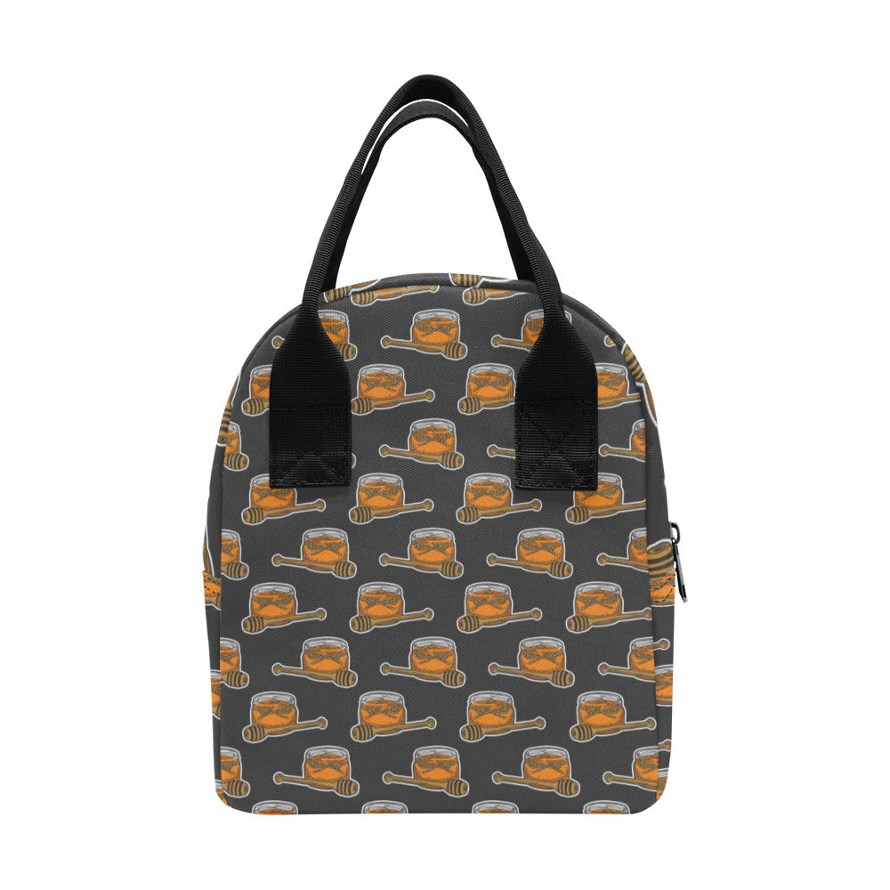 Honey Bee Print Design LKS305 Insulated Lunch Bag