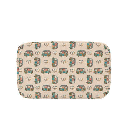Hippie Van Peace Print Design LKS303 Insulated Lunch Bag