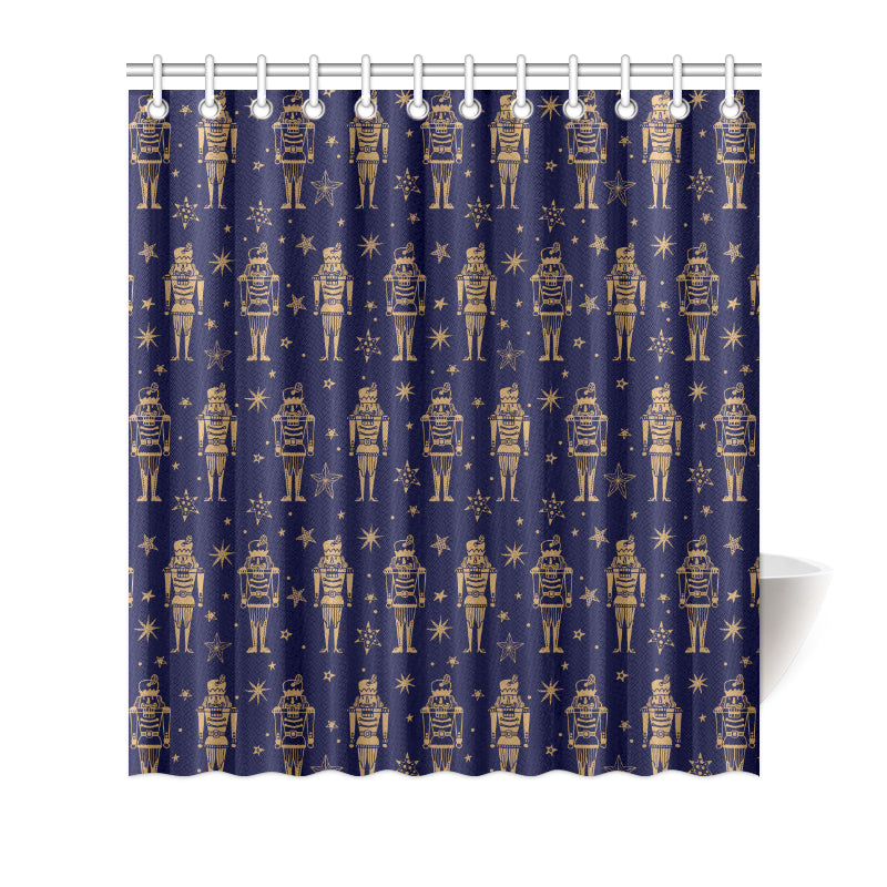 Nutcracker Pattern Print Design A05 Shower Curtain