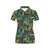 Jaguar Jungle Pattern Print Design 03 Women's Polo Shirt