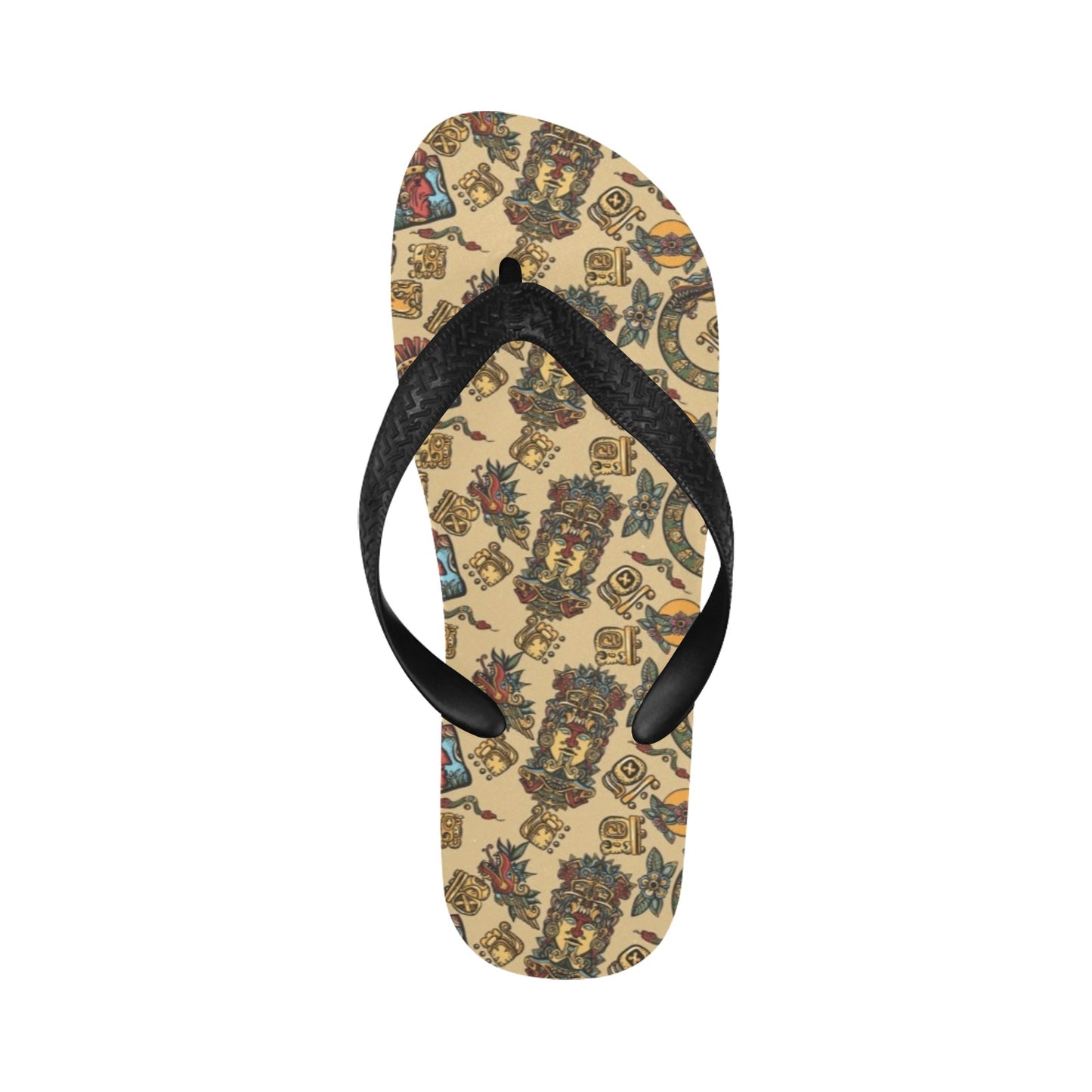 Totem Print Design LKS305 Flip Flops