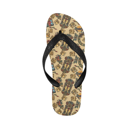 Totem Print Design LKS305 Flip Flops