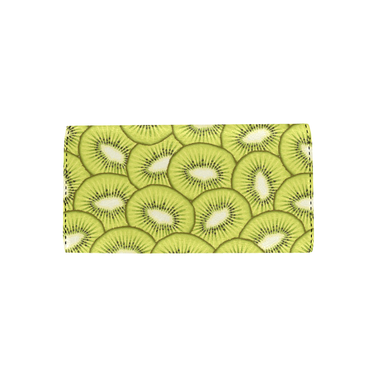 Kiwi Pattern Print Design KW07 Women's Trifold Wallet