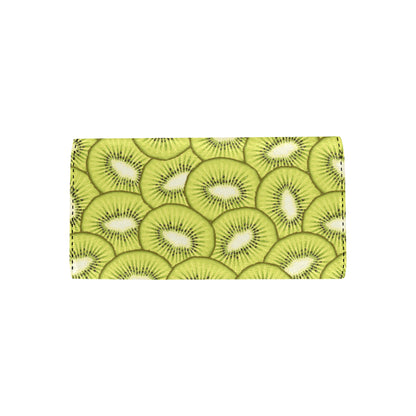 Kiwi Pattern Print Design KW07 Women's Trifold Wallet