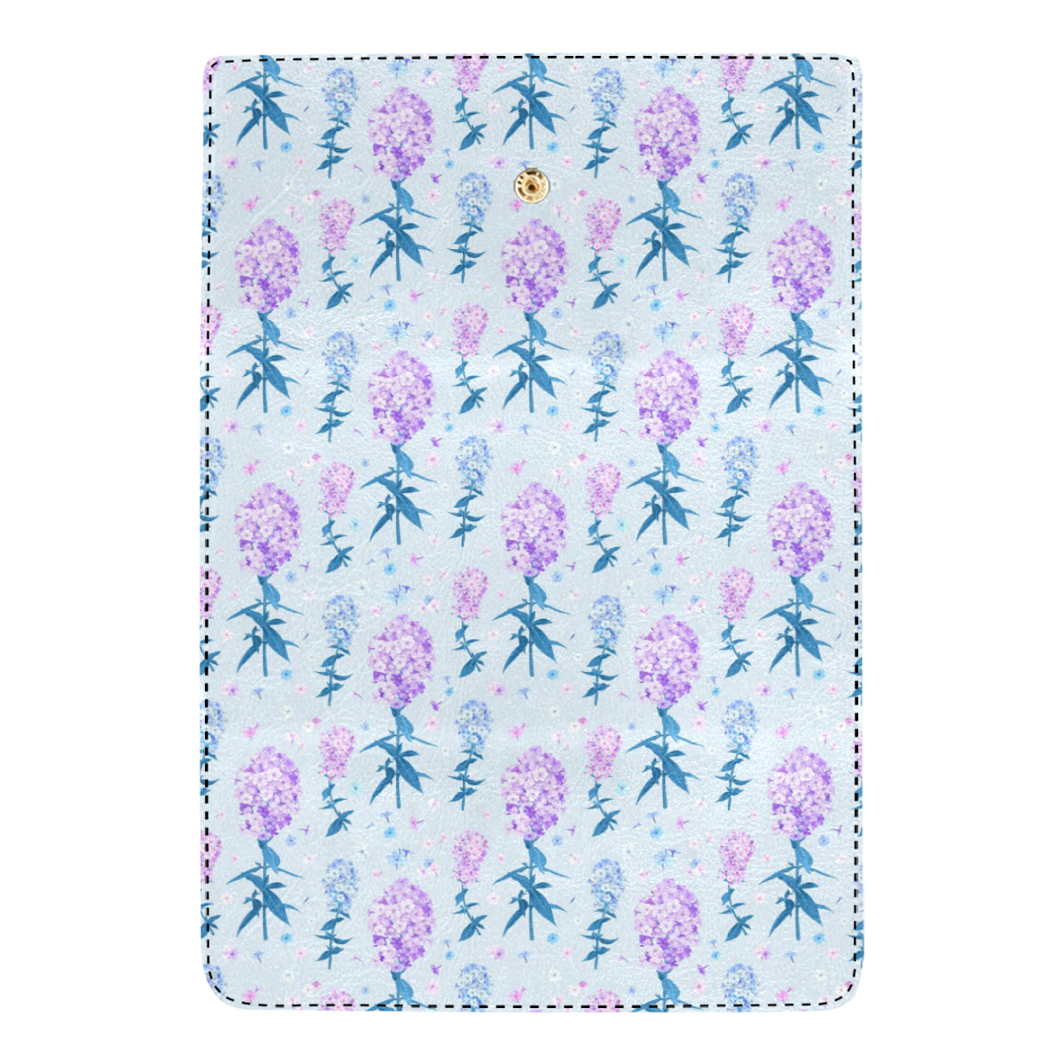 Lilac Pattern Print Design LI05 Women's Trifold Wallet