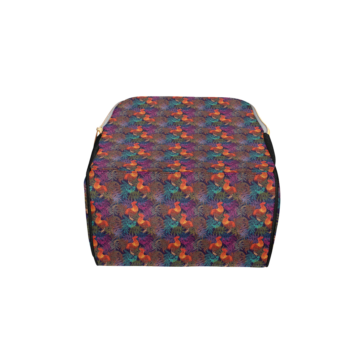 Rooster Print Style Diaper Bag Backpack