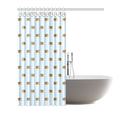 Beagle Pattern Print Design 06 Shower Curtain