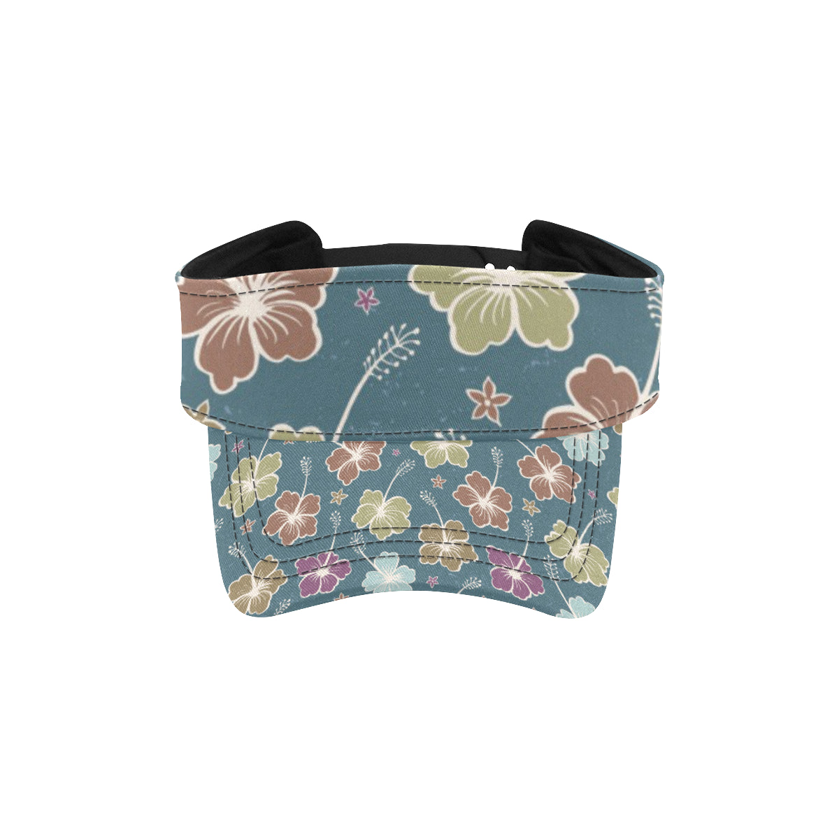 Hibiscus Pattern Print Design HB033 Unisex Sun Visor